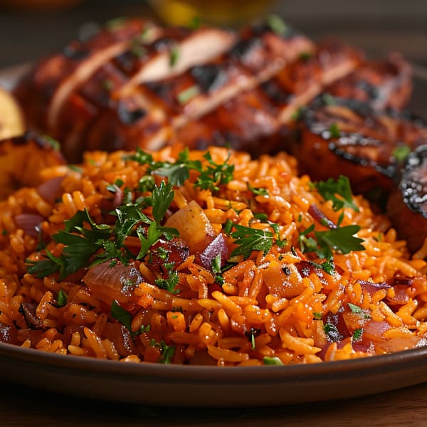 Vegetarian Jollof Rice